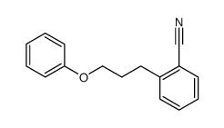 2-(3-phenoxy-propyl)-benzonitrile Structure