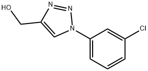 [1-(3-chlorophenyl)-1H-1,2,3-triazol-4-yl]methanol structure