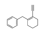 ((2-ethynylcyclohex-1-enyl)methyl)benzene Structure