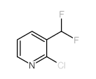 2-Chloro-3-(difluoromethyl)pyridine Structure