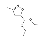 5-(diethoxymethyl)-3-methyl-4,5-dihydroisoxazole Structure