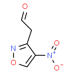 3-Isoxazoleacetaldehyde,4-nitro-(9CI) structure