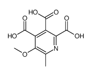 2,3,4-Pyridinetricarboxylic acid,5-methoxy-6-methyl- Structure