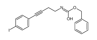 benzyl N-[4-(4-iodophenyl)but-3-ynyl]carbamate结构式