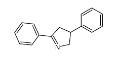 3,5-diphenyl-3,4-dihydro-2H-pyrrole Structure