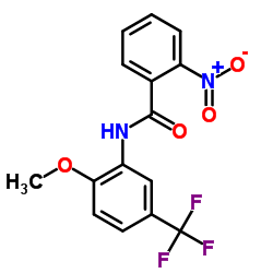 N-[2-Methoxy-5-(trifluoromethyl)phenyl]-2-nitrobenzamide结构式