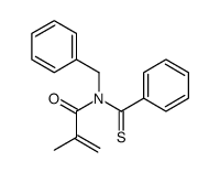 N-(benzenecarbonothioyl)-N-benzyl-2-methylprop-2-enamide Structure