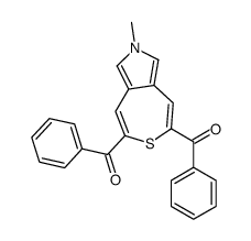 (5-benzoyl-2-methylthiepino[4,5-c]pyrrol-7-yl)-phenylmethanone Structure
