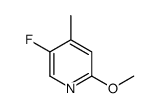 5-Fluoro-2-methoxy-4-methylpyridine Structure