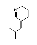 5-(2-methylpropylidene)-3,4-dihydro-2H-pyridine结构式