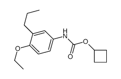 cyclobutyl N-(4-ethoxy-3-propylphenyl)carbamate结构式