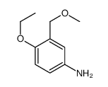 4-ethoxy-3-(methoxymethyl)aniline结构式