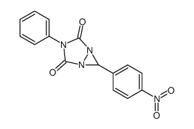 6-(4-nitrophenyl)-3-phenyl-1,3,5-triazabicyclo[3.1.0]hexane-2,4-dione结构式
