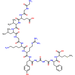 Peptide F (22-34) (bovine, ovine) structure