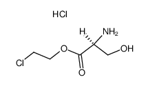 L-Serin-2-chlorethylester-hydrochlorid结构式