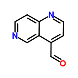 1,6-Naphthyridine-4-carbaldehyde结构式