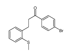 4'-BROMO-3-(2-THIOMETHYLPHENYL)PROPIOPHENONE Structure