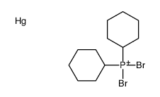 dibromo(dicyclohexyl)phosphanium,mercury结构式
