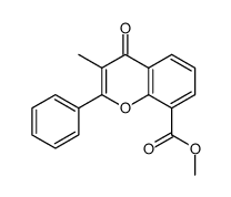 O-去乙基哌啶黄酮甲酯结构式