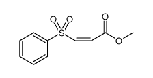 2-Propenoic acid, 3-(phenylsulfonyl)-, methyl ester, (2Z) Structure