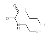 N,N-bis(2-sulfanylethyl)oxamide structure