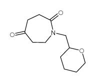 1-(oxan-2-ylmethyl)azepane-2,5-dione结构式