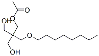 1,3-Propanediol, 2,2-bis(hydroxymethyl)-, acetate, octyl ether structure
