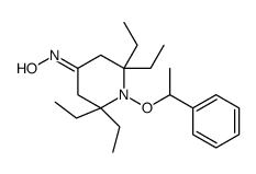 N-[2,2,6,6-tetraethyl-1-(1-phenylethoxy)piperidin-4-ylidene]hydroxylamine Structure