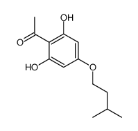 1-[2,6-dihydroxy-4-(3-methylbutoxy)phenyl]ethanone结构式
