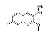 (6-fluoro-3-methoxyquinoxalin-2-yl)hydrazine Structure