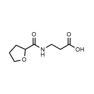 3-(Oxolan-2-ylformamido)propanoic acid structure