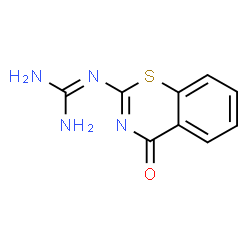N-(4-Oxo-4H-1,3-benzothiazin-2-yl)guanidine结构式