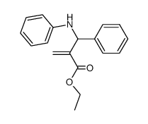 2-(phenyl-phenylamino-methyl)-acrylic acid ethyl ester Structure