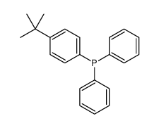 (4-tert-butylphenyl)-diphenylphosphane结构式