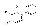 5-Chloro-4-methylamino-2-phenyl-pyridazin-3-one结构式