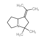 3,3-dimethyl-1-propan-2-ylidene-5,6,7,8-tetrahydro-2H-pyrrolizine Structure