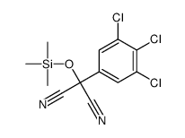 2-(3,4,5-trichlorophenyl)-2-trimethylsilyloxypropanedinitrile Structure