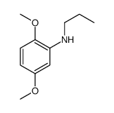 2,5-dimethoxy-N-propylaniline结构式