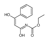 ethyl N-(3-hydroxy-3-phenylprop-2-enoyl)carbamate结构式