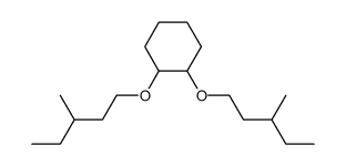 1,2-bis-(3-methyl-pentyloxy)-cyclohexane结构式