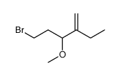 1-Bromo-3-methoxy-4-methylene-hexane Structure