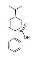 4-trans-isopropyl-1-phenylcyclohexa-2,5-dienecarboxylic acid Structure