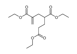 diethyl 4-ethylcarboxyl-2-methyleneheptan-1,7-dioate结构式