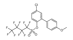 5-chloro-4'-methoxybiphenyl-2-yl 1,1,2,2,3,3,4,4,4-nonafluorobutane-1-sulfonate结构式