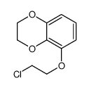 5-(2-chloroethoxy)-2,3-dihydro-1,4-benzodioxine结构式