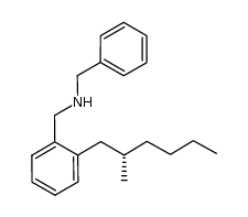 benzyl-[2-(2-methylhexyl)benzyl]amine Structure