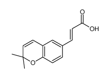 3-(2,2-dimethylchromen-6-yl)prop-2-enoic acid Structure