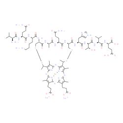 microperoxidase (mp-11) sodium salt Structure
