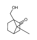 1-Hydroxymethyl-7,7-dimethylbicyclo[2.2.1]heptan-2-one结构式