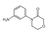 4-(3-aminophenyl)morpholin-3-one Structure